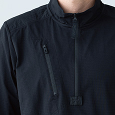 右胸ファスナーポケット