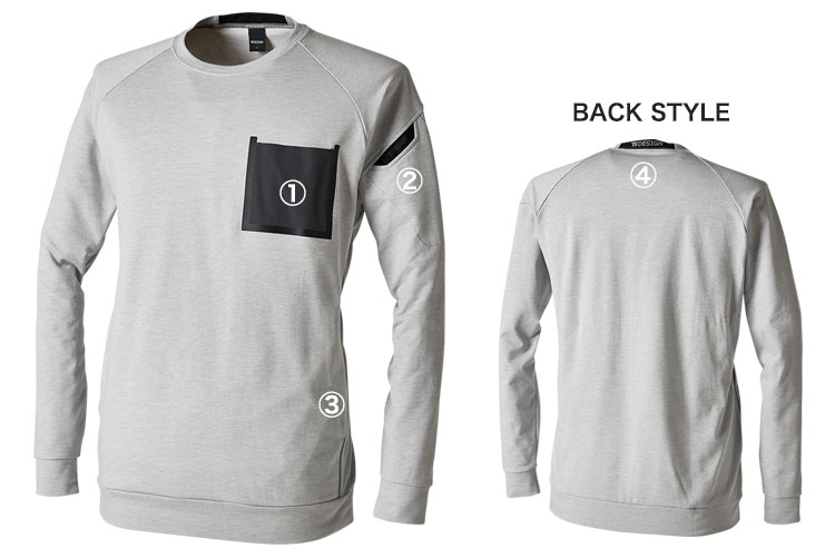 TS DESIGNの秋冬・オールシーズン作業シャツの商品詳細 08-8645