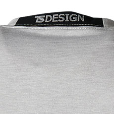 襟部分プリント