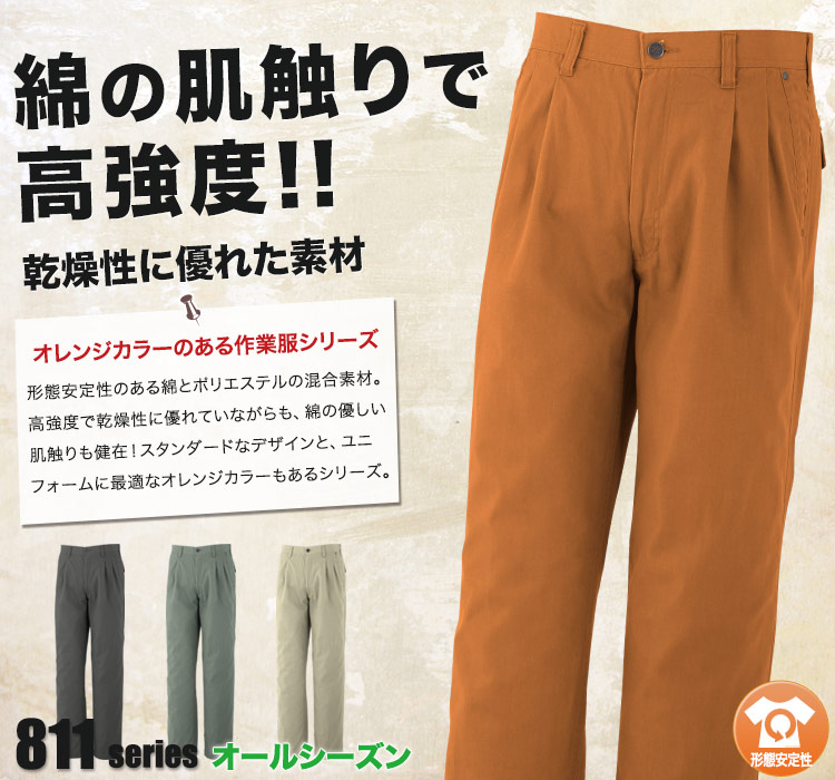 綿の肌触りと高い強度。TS DESIGN 881シリーズ