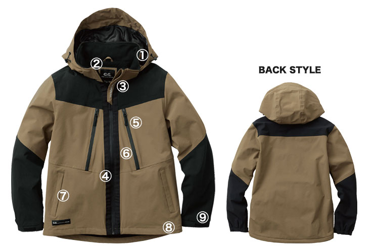 桑和 防水防寒ブルゾン 09-028400 商品詳細