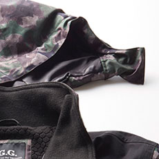 着脱式フード、フード絞り