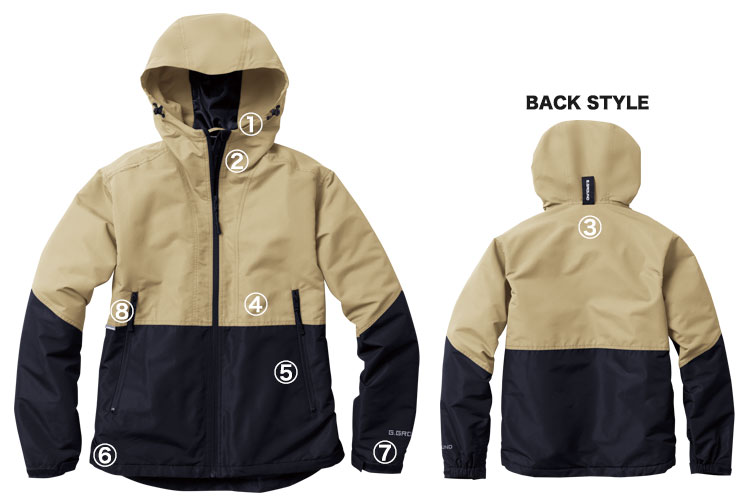 桑和 防水防寒ブルゾン 09-717400 商品詳細