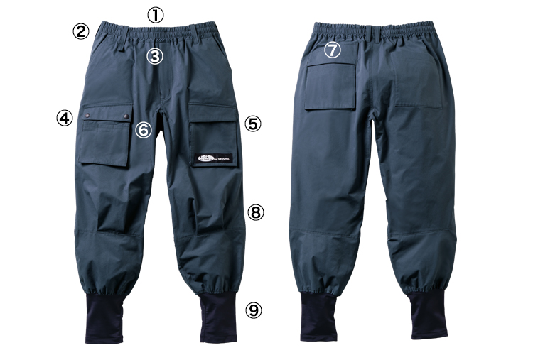 桑和 737807 ストレッチジョガーパンツ