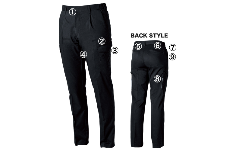 桑和 エコストレッチカーゴパンツ 952808 商品詳細