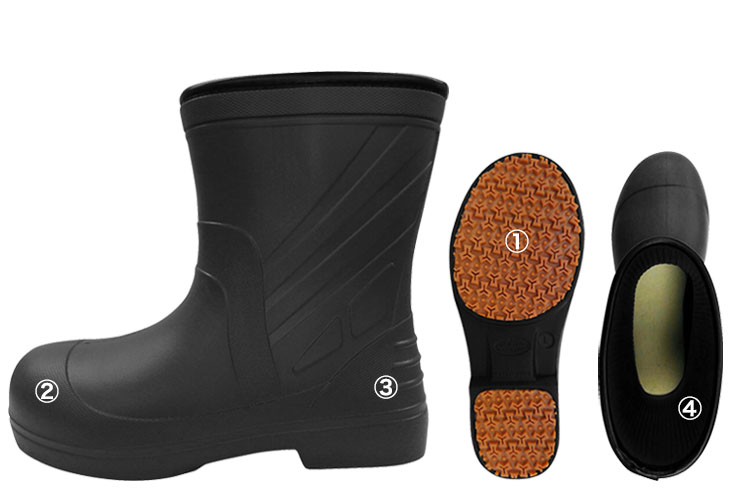 喜多 セーフティショートブーツ　18-kr7050 商品詳細