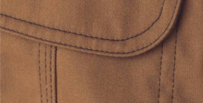 三重環縫いカラーステッチ