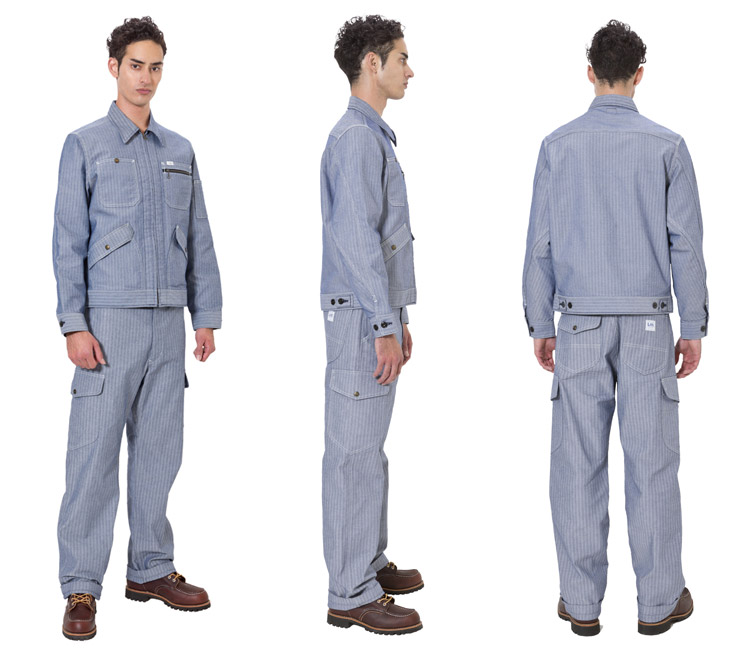 Lee WORKWEARシリーズ LWB06001 全身スタイル画像