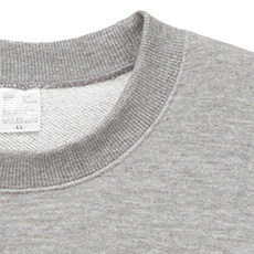 10オンスフレンチテリークルーネックトレーナー(34-ms2136) 綿100%