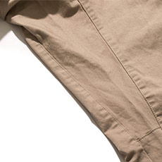 マチ入りで立体的な構造の股部分