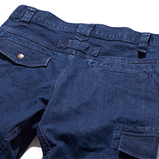 両後ポケット(左フラップ付き)