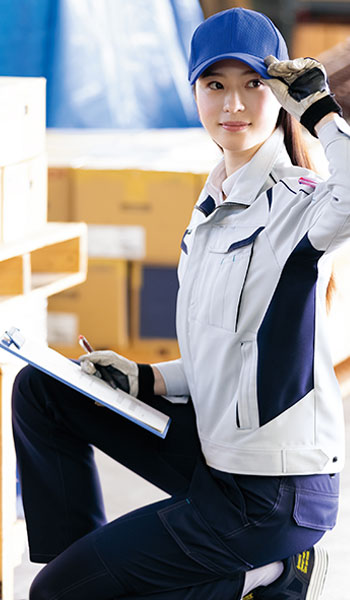 アイトスの秋冬・オールシーズンノータックカーゴパンツ61-1921