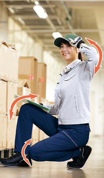 アイトス ウルトラストレッチ長袖ブルゾン 2431