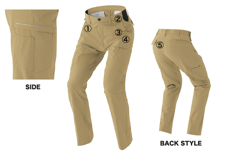 アイトス アイトス ノータックカーゴパンツ 商品詳細