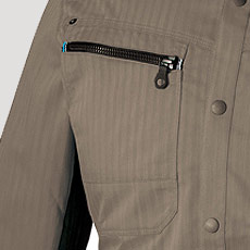 ファスナー付き右ポケット