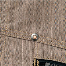 金属リベット打ち