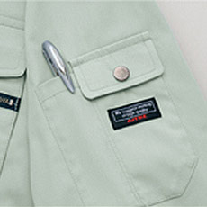 袖ペン差しポケット