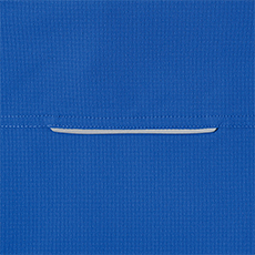 4135 高通気軽量ストレッチシャツ 背中反射パイピング