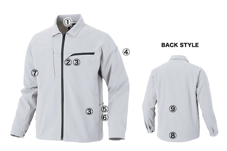 アイトス  長袖ストレッチブルゾン 4931 商品詳細