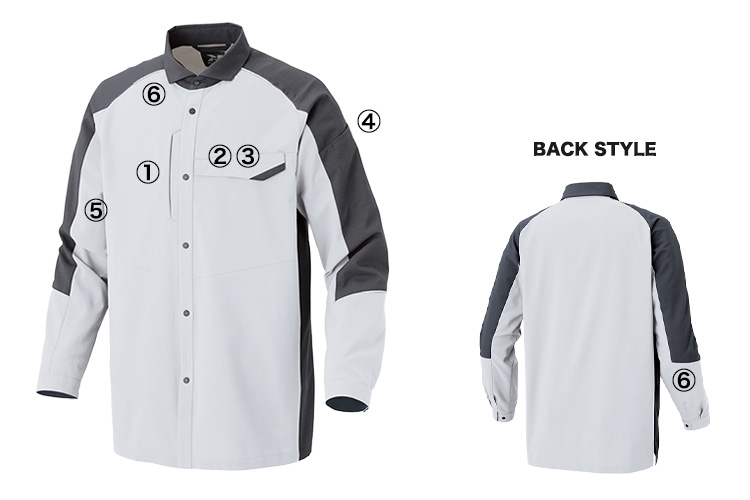 アイトス  長袖ストレッチブルゾン 4935 商品詳細