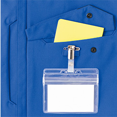 名札ループ付き