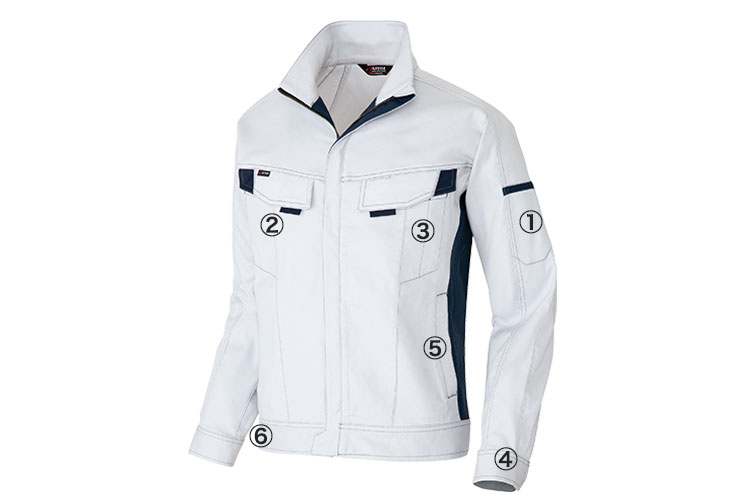 アイトス NEWムービンカット 長袖ブルゾン 5101 商品詳細