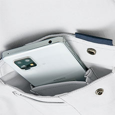 胸縦型ポケット