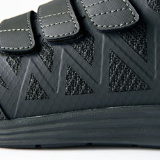 アイトス 安全靴 質感にこだわったジャガード風の凹凸メッシュ素材を採用(※モクグレー以外)