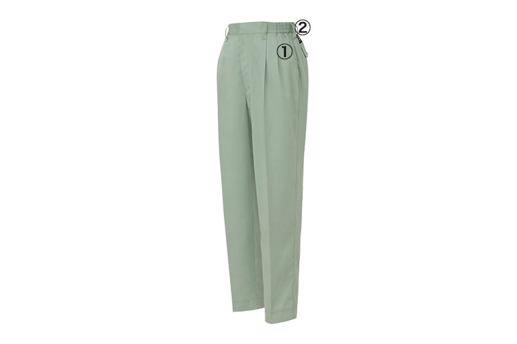 エコT/Cツイル レディースシャーリングパンツ 5373 商品詳細