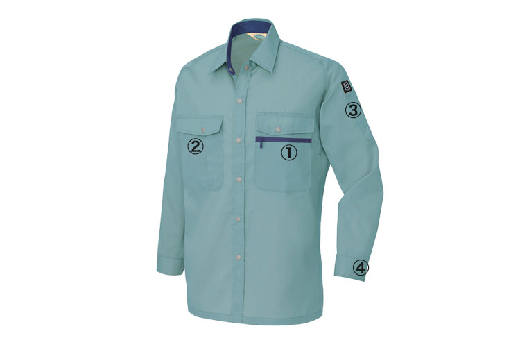 エコT/Cライトツイル 長袖シャツ 5375 商品詳細