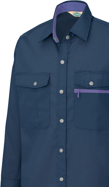 エコT/Cライトツイル 長袖シャツ 5375