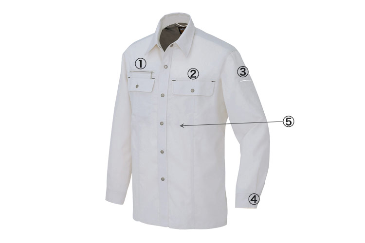 アイトス 長袖シャツ 5565 商品詳細