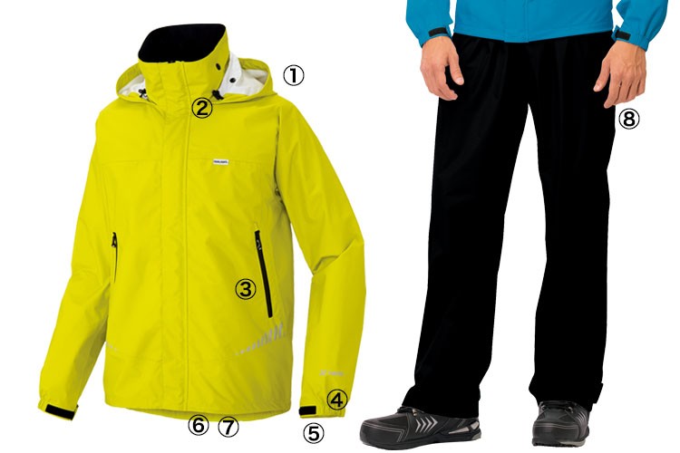 アイトス レインスーツ 商品詳細