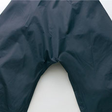 縫い目がないシームレスだから、水が染み込みにくい