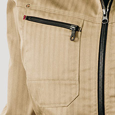 ファスナー付き