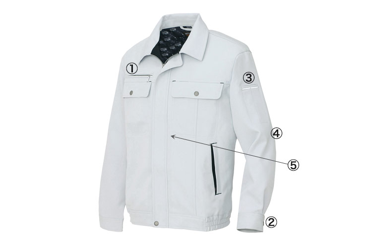 アイトス 長袖ブルゾンB 6560 商品詳細