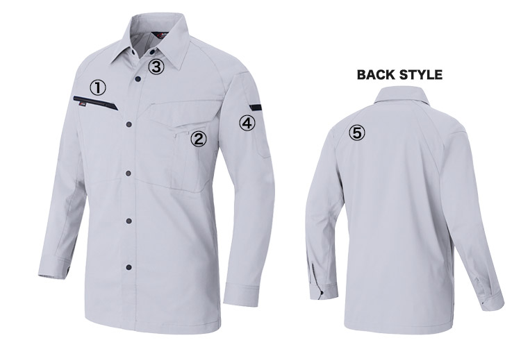 アイトス NEWムービンカット 半袖ブルゾン 6845 商品詳細