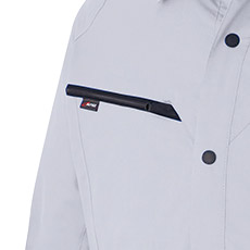 右胸ファスナーポケット