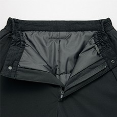 前開きファスナー