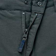 前開きファスナー