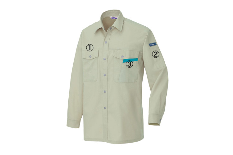 綿100%長袖シャツ 965 商品詳細