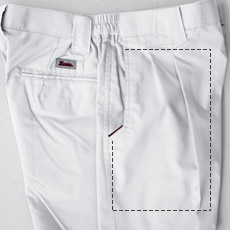 >右脇ポケット内側にコインポケット