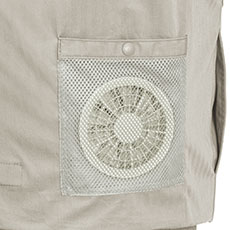 ファン落下防止メッシュ(ファン部分表側)