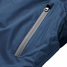 両脇ポケットも止水ファスナー