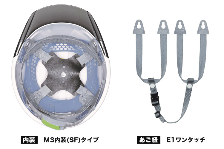 ヘルメット 内装