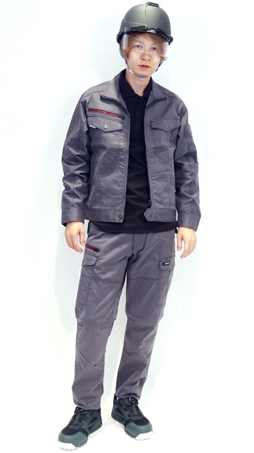 ヘルメット Lグリーンマットスモークコーデ