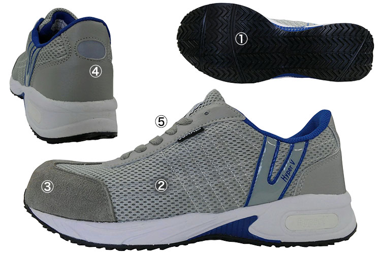 喜多 ハイパーV　セーフティスニーカー　b9-2000 商品詳細