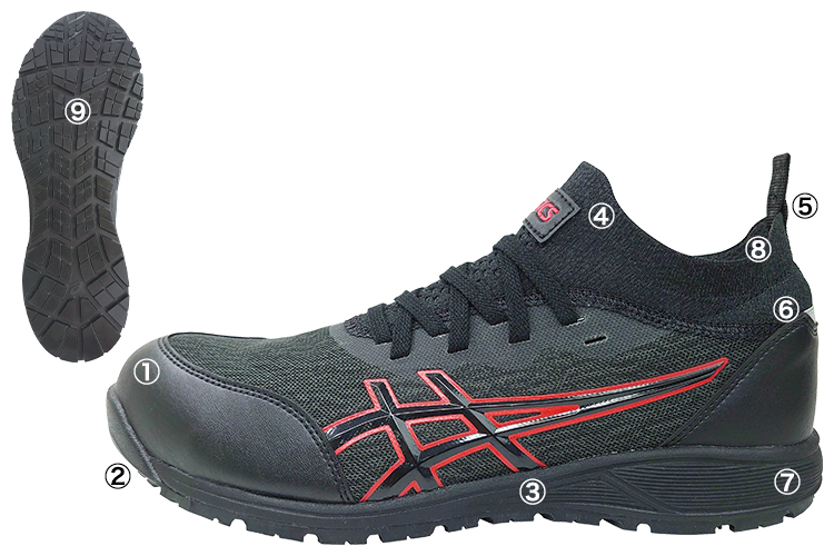 アシックス安全シューズ cp213商品詳細