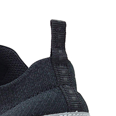 アシックス安全シューズ cp213 足入れしやすいヒールテープ