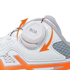 アシックス安全シューズ cp219 BOA 素早く細やかなフィット調整ができるBOAフィットシステム